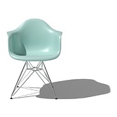 Eames Molded Plastic Armchair with Wire Base