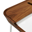 Airia Desk Solid Walnut Wood Frame
