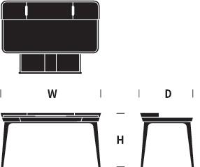 Airia Desk Dimensions